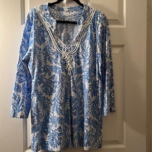 Lilly Pulitzer Cotton Tunic- Size XL